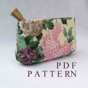 Sewing Pattern DIY Wedding Bridesmaid Clutch Purse Download // simple // Beginner image 1