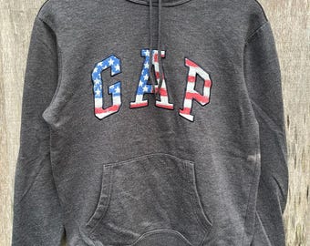Vintage GAP Full Zip Hoodie: Big Logo Streetwear