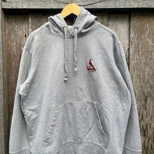 Vintage Cardinals Hoodie Cardinals Sweatshirt Cardinals Full Zipper Pullover Streetwear Cardinals Embroidered Small Logo