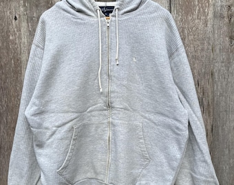 Vintage 2000s Polo Ralph Lauren Zip up Hoodie Men's Medium / Y2K