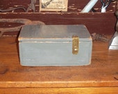 Distressed Wood Box , Hand Made ,used to be a Bank Money Box