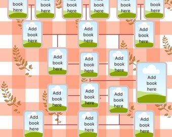 Battle of Books Canva Template: Reading Challenge Bracket (Digital Download)