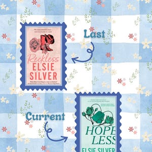 Modello per Canva per l'ultima lettura corrente / Modello Bookstagram / Modello BookTok / Tracker di lettura Canva / Modello per la creazione di contenuti sui libri