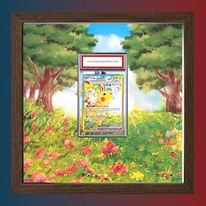 Magnetischer erweiterter Rahmen | Pikachu EX | Die Brandmalerei