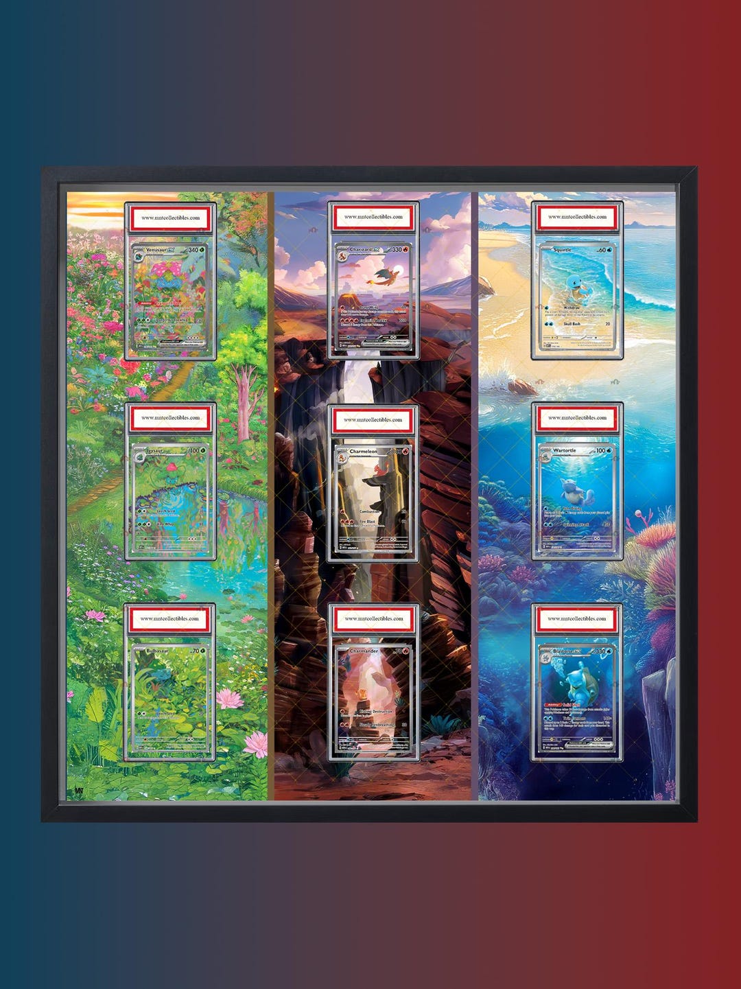 Extended Art Display | 151 Starters Evolines - Etsy