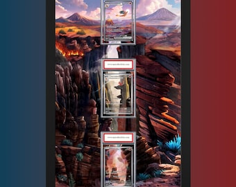 Cadre magnétique étendu | Salamèche, Charmeleon, Charizard | Évoline 151