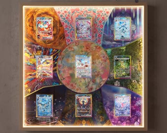 Extended Art Display | SAR Prismatic Evolutions Full GOD PACK