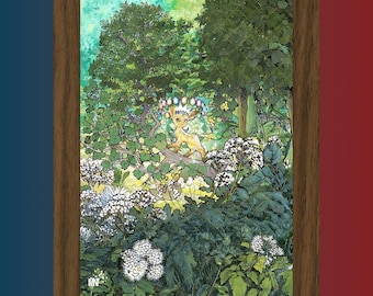 Magnetischer Kartenhalter Wandkunst | Leafeon EX | Prismatische Evolutionen | PRE 144