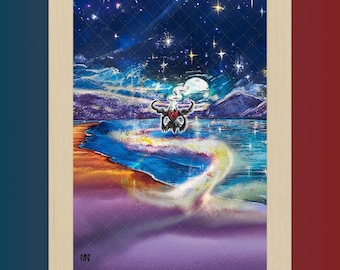 Magnetic Card Holder Wall Art | Darkrai VSTAR | Crown Zenith | CRZ GG50