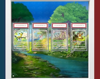 Magnetic Extended Framework | Umbreon, Sylveon, Leafeon, Eevee | Gem Pack 2