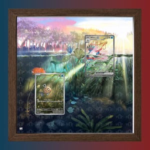 Magnetischer erweiterter Rahmen | Milotic & Feebas | Die Brandmalerei