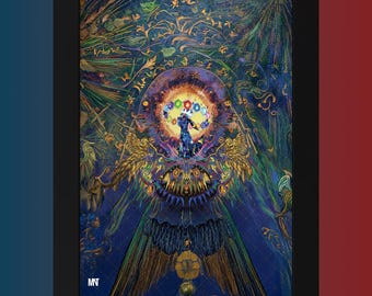 Art mural magnétique avec porte-cartes | Umbreon EX | Évolutions prismatiques | PRE 161