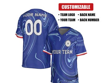 Personalized Chelsea Jersey - Home Fan Edition 2024 - Sublimation Printing for Men, Women
