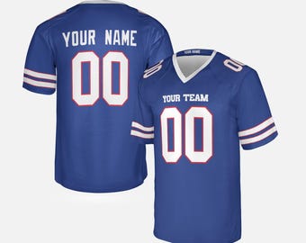 Camiseta personalizada de los Royal Bills: añade nombre y número, tallas de adulto