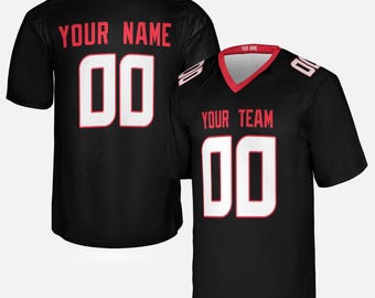 Camiseta personalizada de los Black Texans: añade nombre y número, tallas de adulto