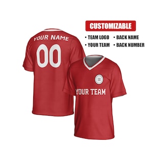 Personalized Liverpool Fan Jersey - Home Fan Edition 2024 - Sublimation Printing for Men, Women