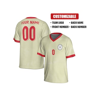 Gepersonaliseerde fanjersey Spanje - Fan uit, editie 2024 - sublimatiedruk voor heren en dames - crème