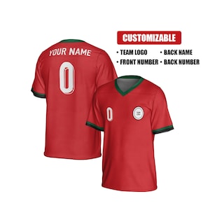 Personalized Portugal Fan Jersey - Home Stadium Fan Edition 2024 - Sublimation Printing for Men, Women