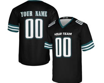 Personalized Black 2004 Eagles Jersey: Throwback, Add Name & Number, Adult Sizes