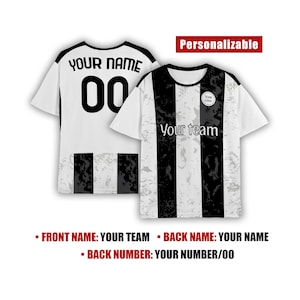 Personalized Juventus Inspired Fan Jersey: Custom Name & Number