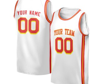 Personalized Atlanta Hawks Jersey Kid & Adult – Fan Inspired White Fast Break Association Style