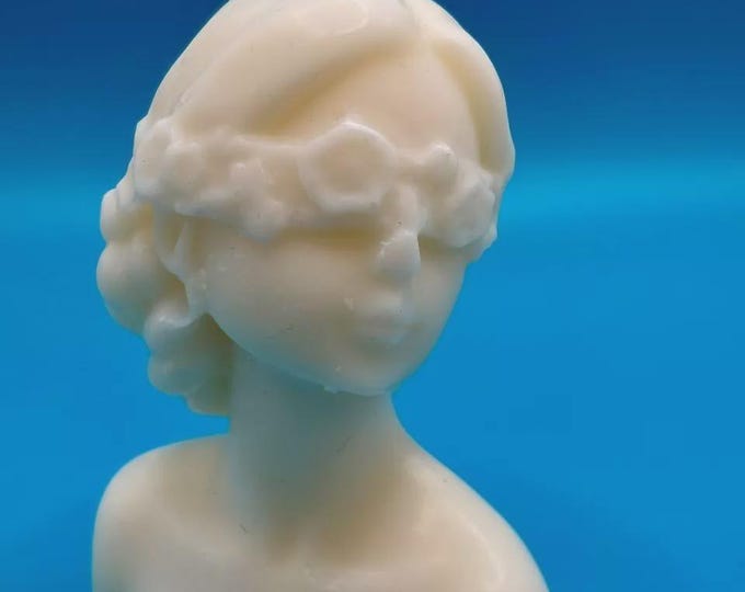 Handmade Goddess of Luck scented candle in soy wax