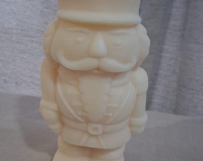 Handmade Nutcracker Soldier Candle in Scented Soy Wax