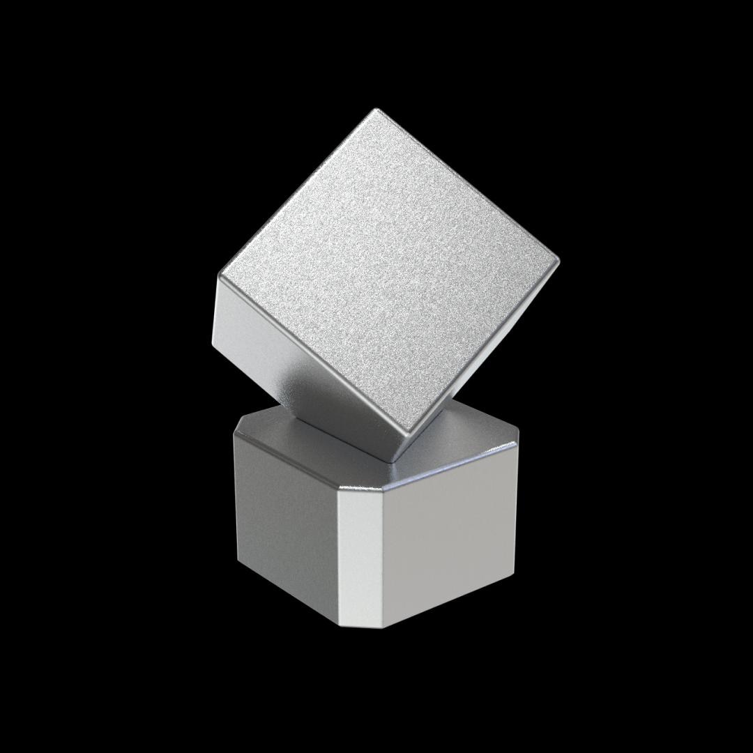 1.5” Tungsten Cube and Rotating Base