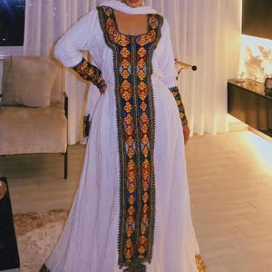 Ethiopian and  Eritrean Traditional Dress | Custom Handwoven Habesha Kemis