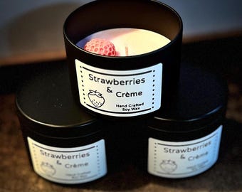 Fruity scented natural soy wax