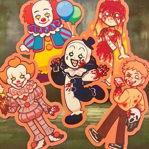 ホラーキャラクターステッカー