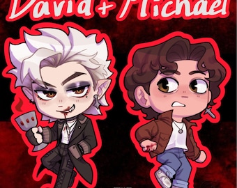 Pegatinas de David y Michael / Los Niños Perdidos / PREVENTA