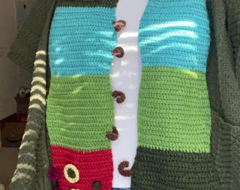 hungry caterpillar scarf