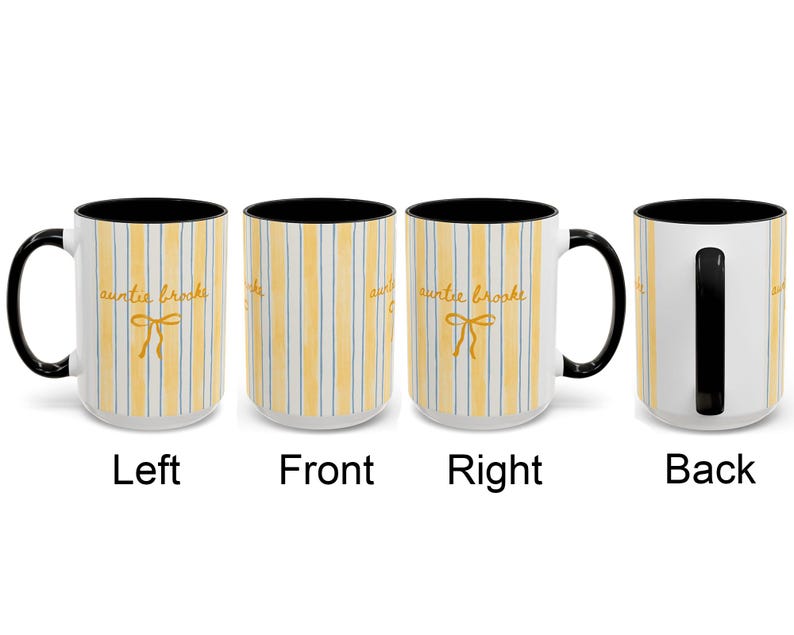 Tante Becher, Babymitteilung Geschenk für Tante, Tia Zia Kaffeetasse, personalisierte Schwangerschaft offenbaren, neue Tante Geschenkidee, benutzerdefinierte Namenstasse Bild 10