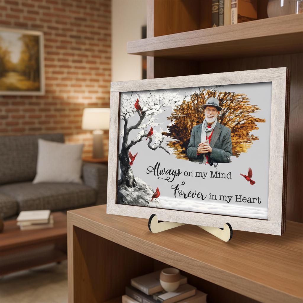 Personalized Mom Memorial Photo Frame,cardinal Memorial Frame,loss of ...