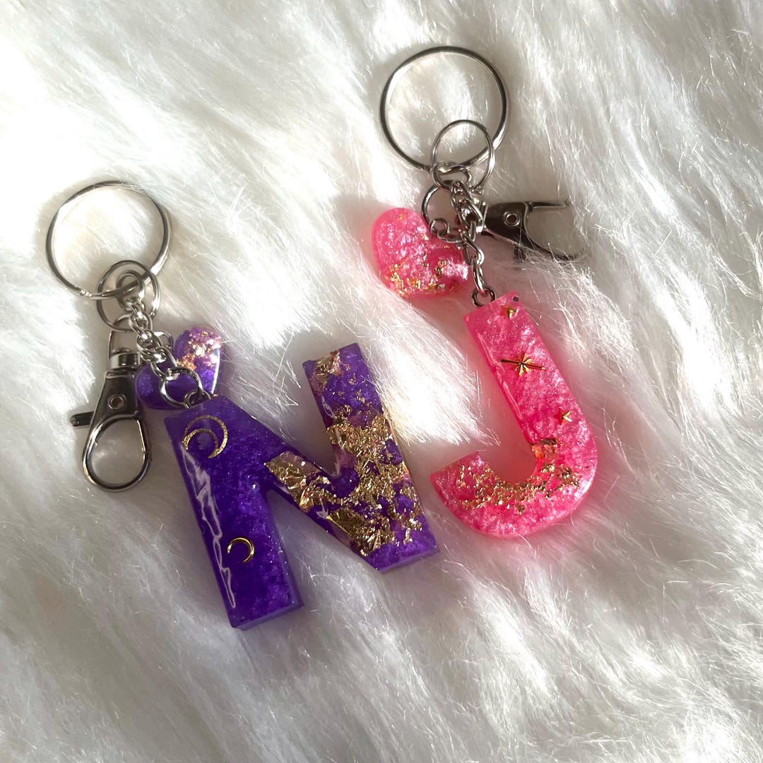 Colorful Keychains Custom Color Keychain,handmade Resin Keychain,baggage Purse Accessories ...
