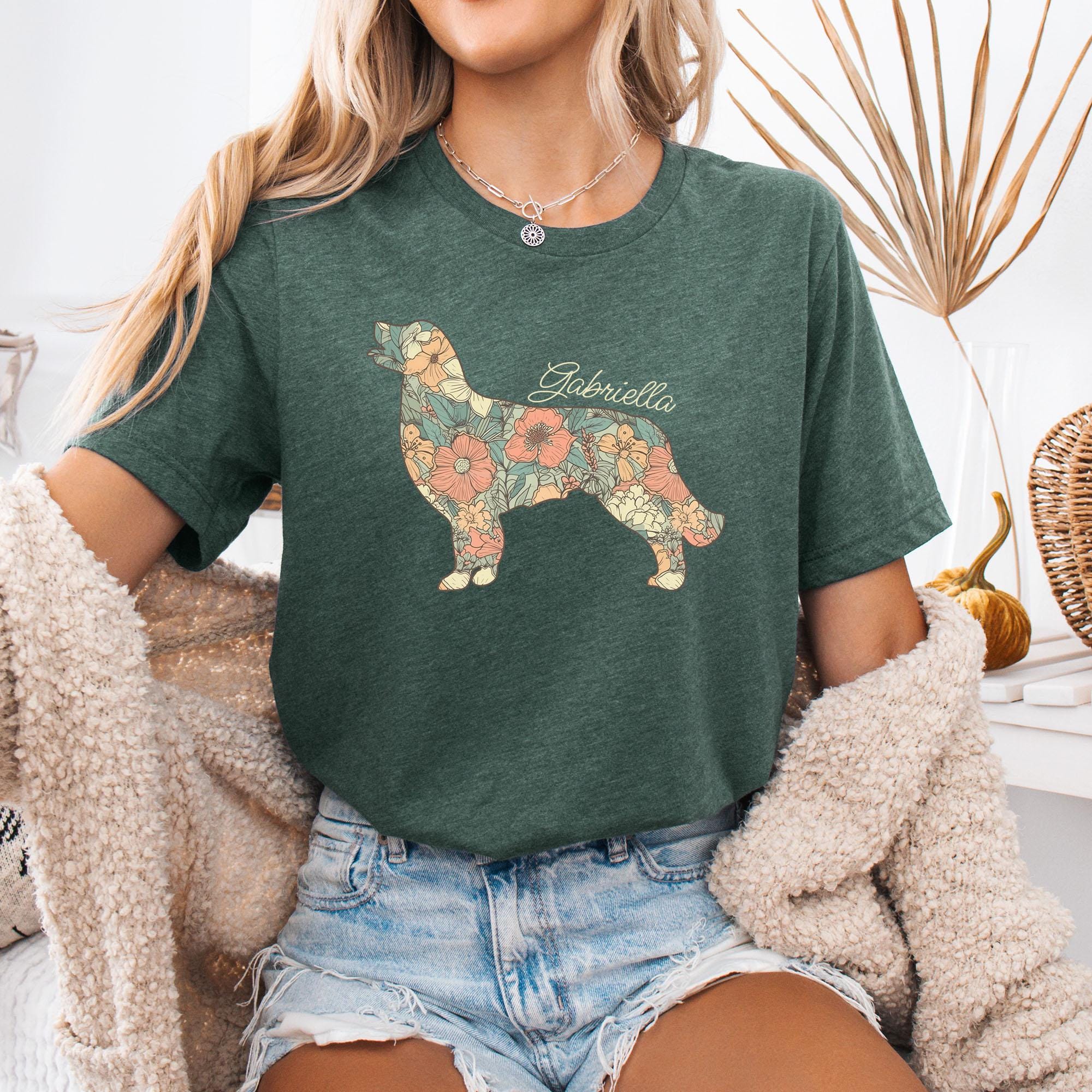 Personalized Golden Retriever Shirt, Custom Name Golden Retriever ...