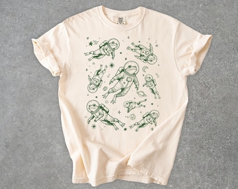 Vintage Space Frog Shirt, Funny Toad Graphic Tshirt, Retro Gag Gift for Frog Lovers Washed Tee, Unisex 90s Tattoo ADHD Autism Oversized Top