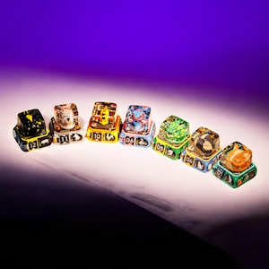Handcrafted Zodiac Animal Resin Keycap: Artisan Keyboard Art