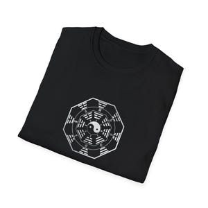 Taiji and Yin Yang Unisex Softstyle T-Shirt, Casual Tee, Graphic Shirt, Vintage Style Apparel, Geek Gift, Movie Merchandise, Unisex Clothing