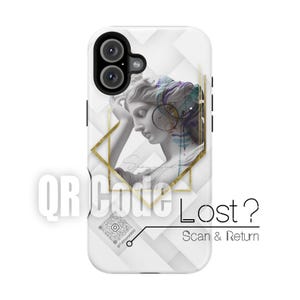 Anti-Loss Technology, Custom QR Code Magnetic Tough Case, Personalized Phone Cover, Unique Gift Idea, Customizable Protective Case