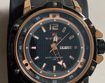Working Men’s NAVIFORCE NF9073M Waterproof Water Resistant Wristwatch