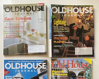4 Issues of OLD HOUSE JOURNAL Magazine