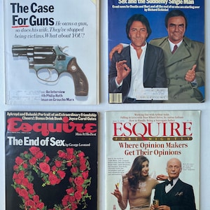 4 - Vintage Issues of ESQUIRE Magazine - Lot 4
