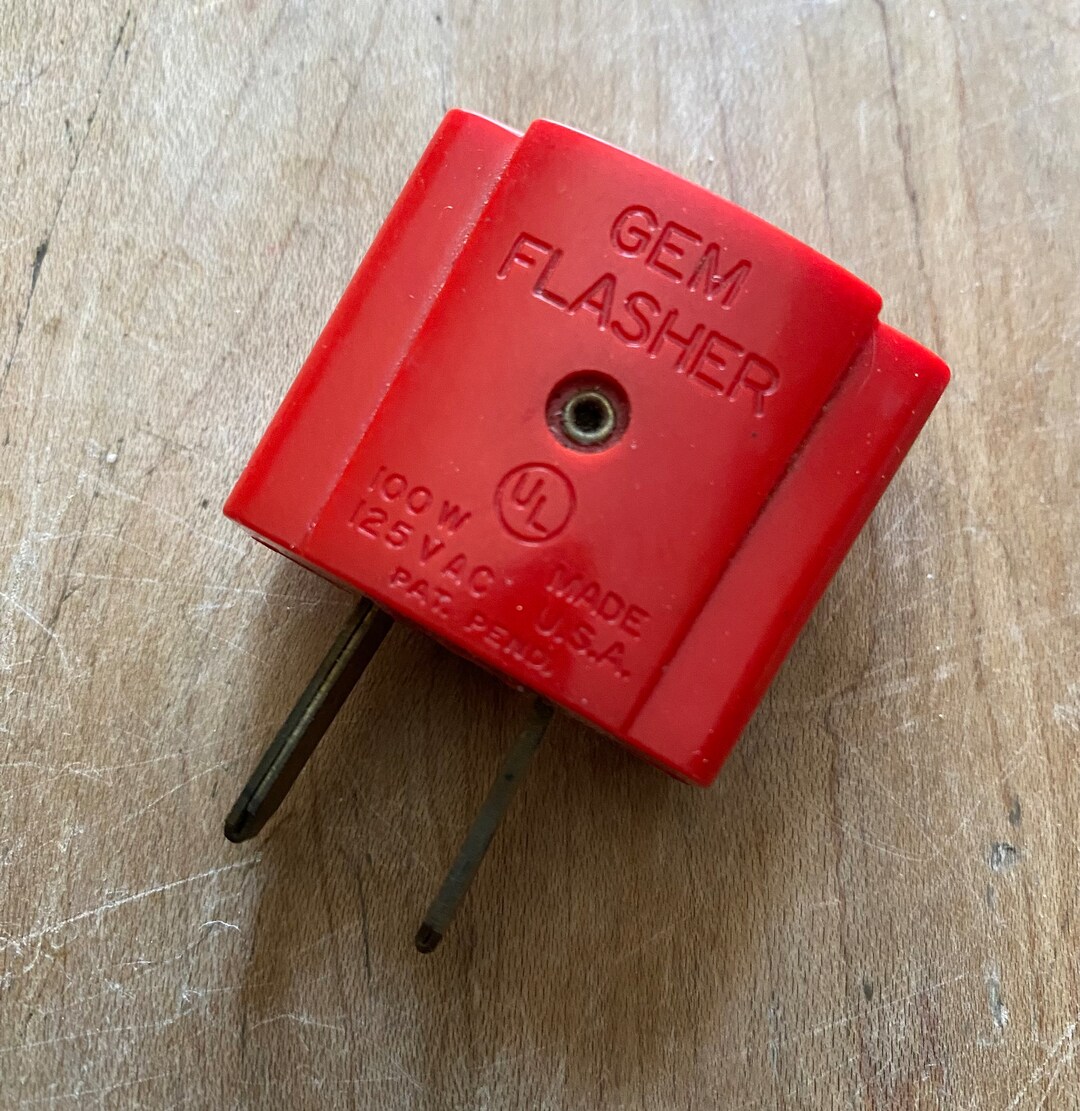 Vintage Working GEM FLASHER Christmas Light Flasher Etsy UK
