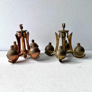 2 Different Finishes - 4 Ball 400 Day Anniversary Clock Pendulums - 10.3 oz and 13.2 oz