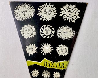Rare (?) Vintage Harper’s BAZZAR Folding Suntan Reflector