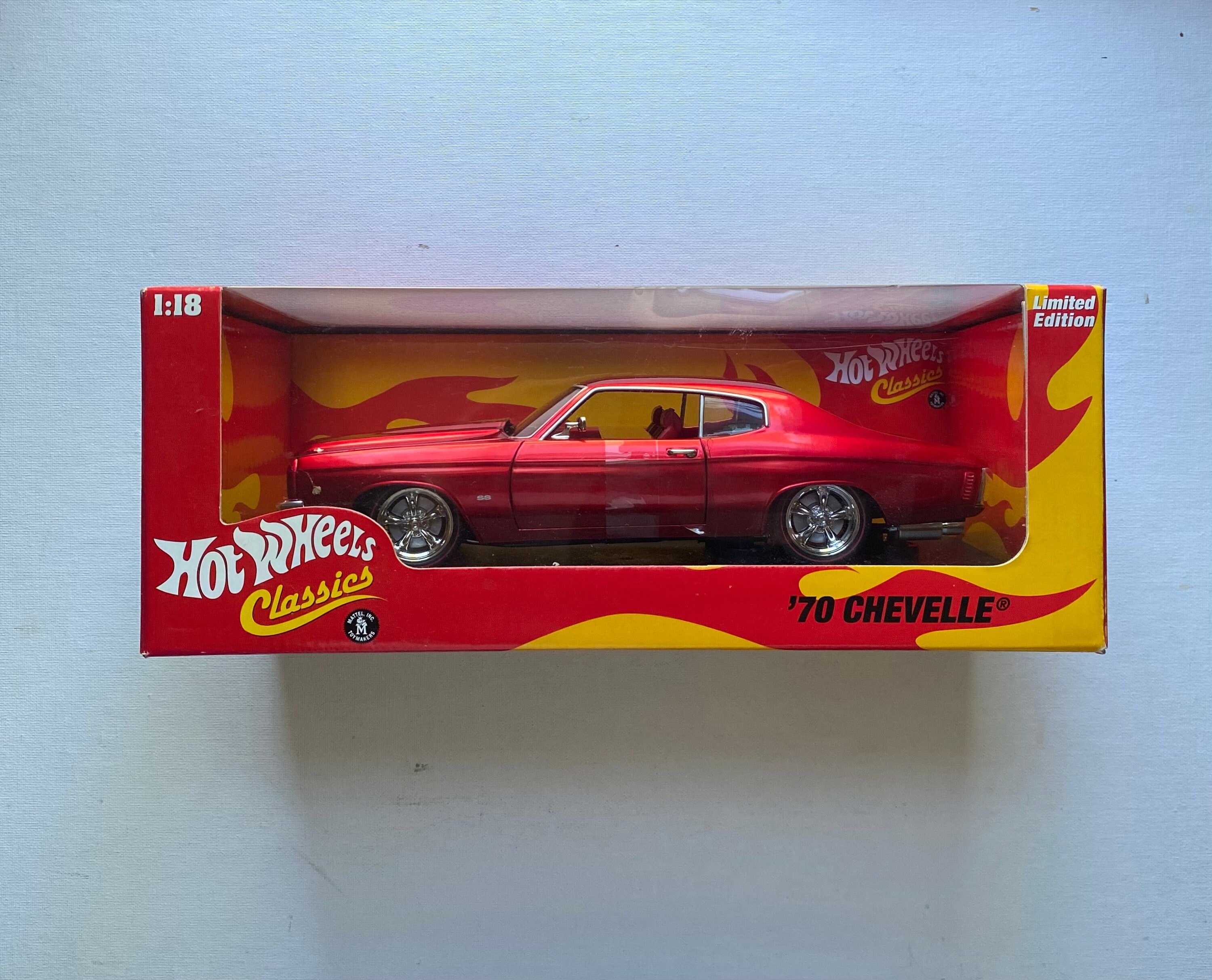 Hotwheels’’Classics 70CHEVELLE 1:18 HotWheels Classics 1:18 Limited Edition 1970 black SS