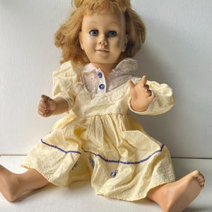 Vintage Unmarked 20” Prototype (?) Chatty Cathy Doll - Pull String Works - Noise But No Voice - TLC Doll