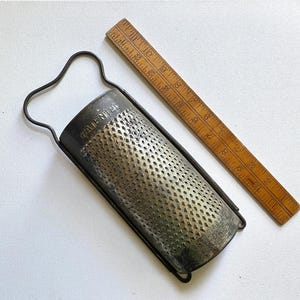 Large Antique Cheese Grater - Patented